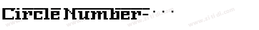 Circle Number字体转换